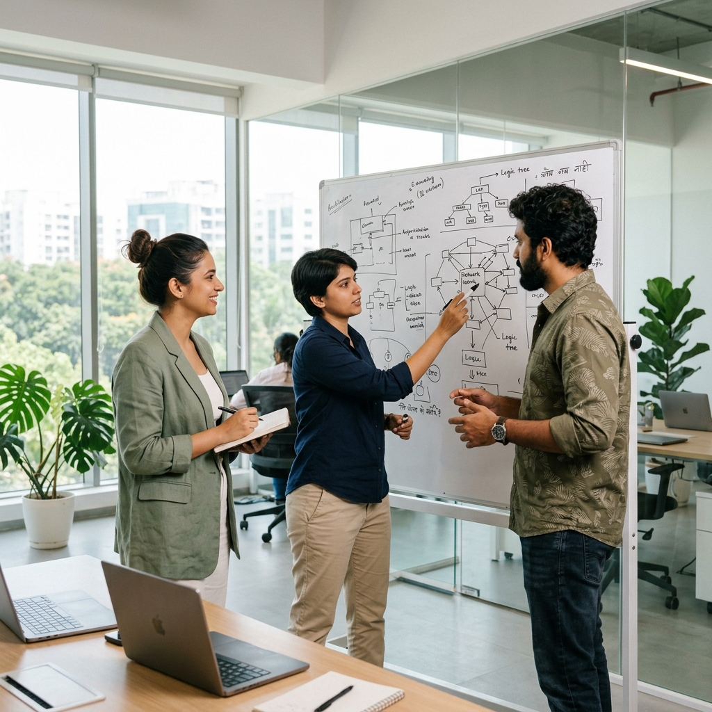 The Triscaleon team at work